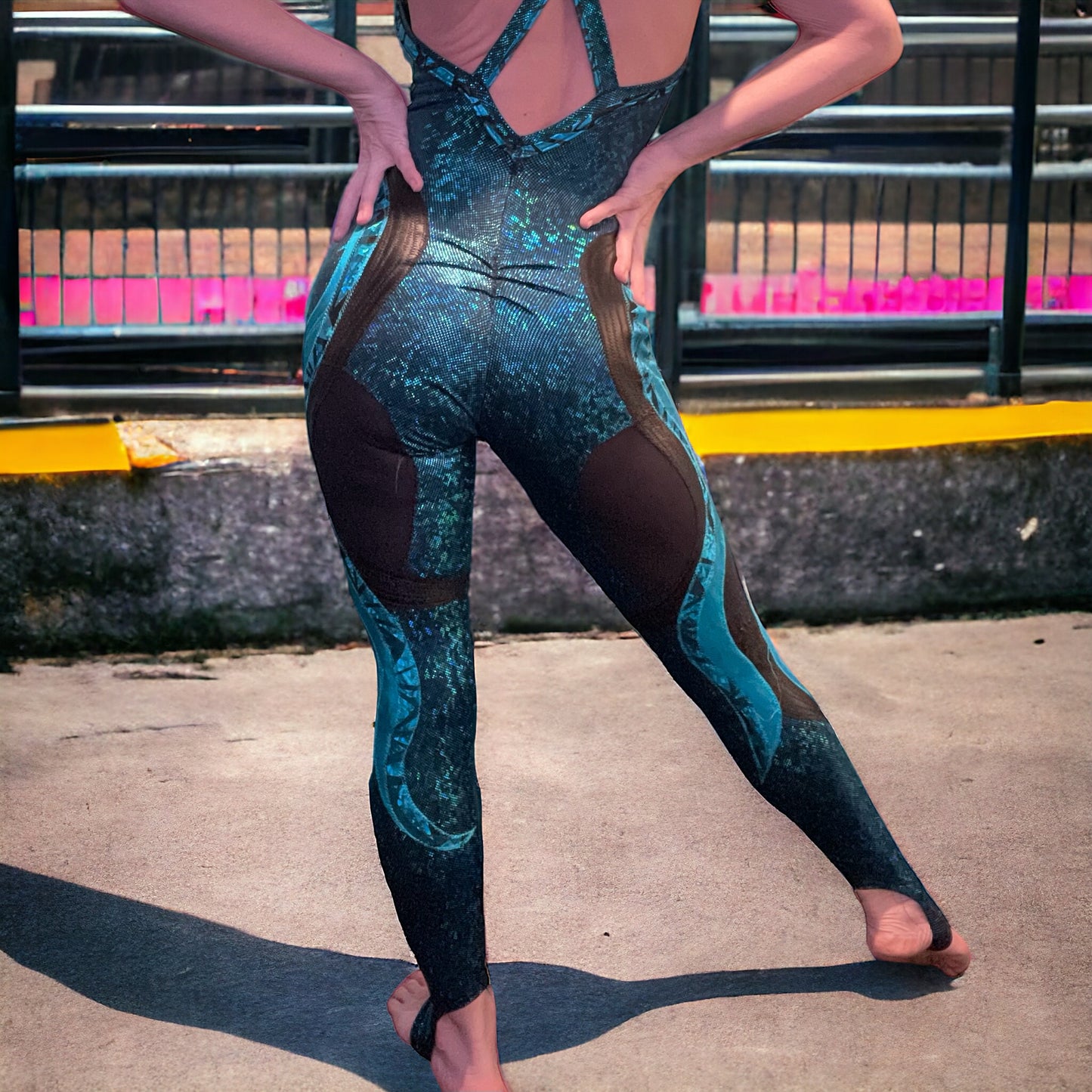 Turquoise Unitard
