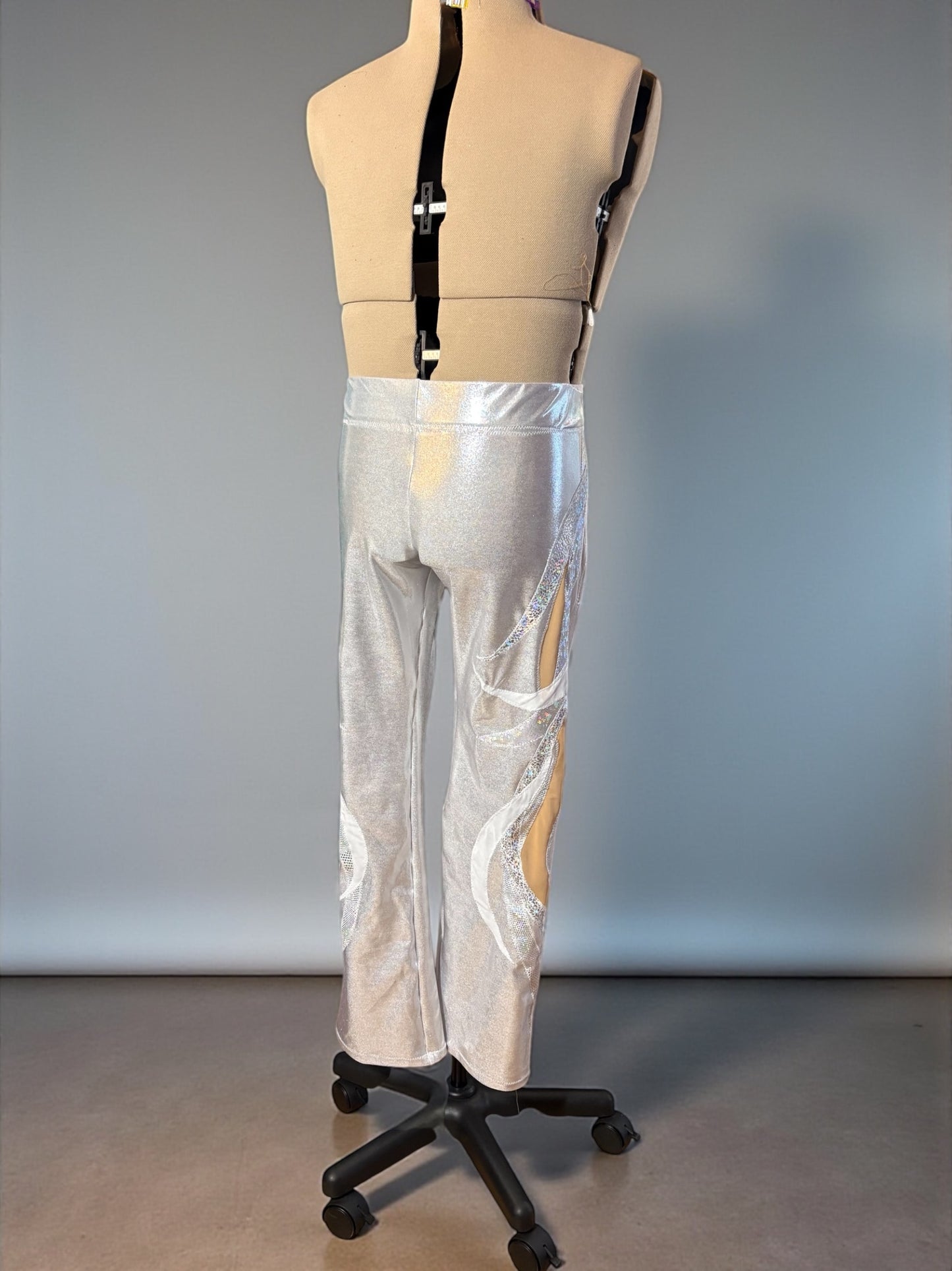 White Swirl Pants