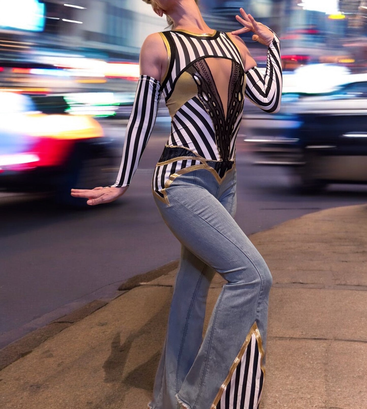Stripes on Jeans 👖