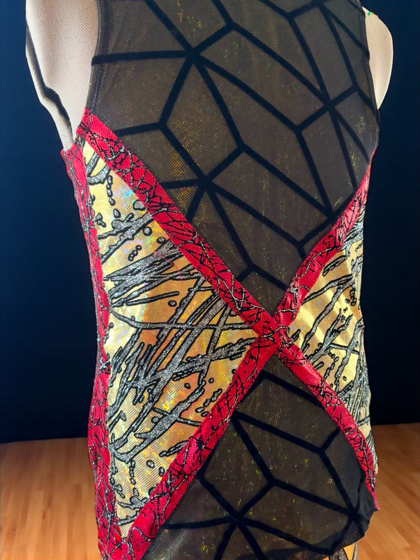 Abstract Gold & Black