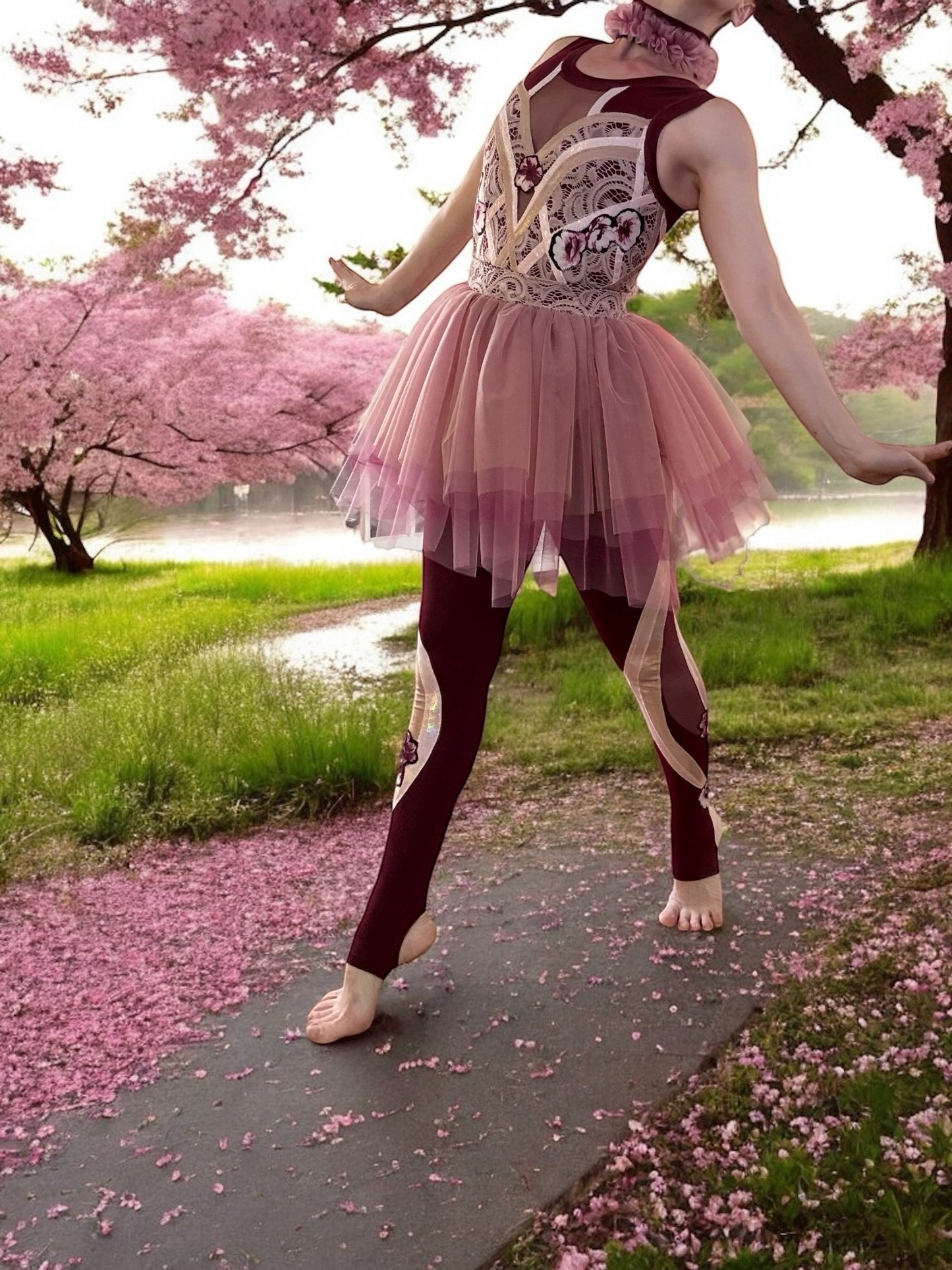Spring Blossom Bodysuit and Skirt 🌺