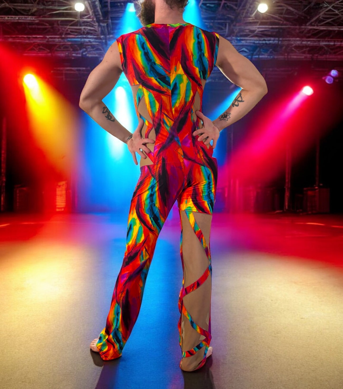 Color Splash Bootleg Suit