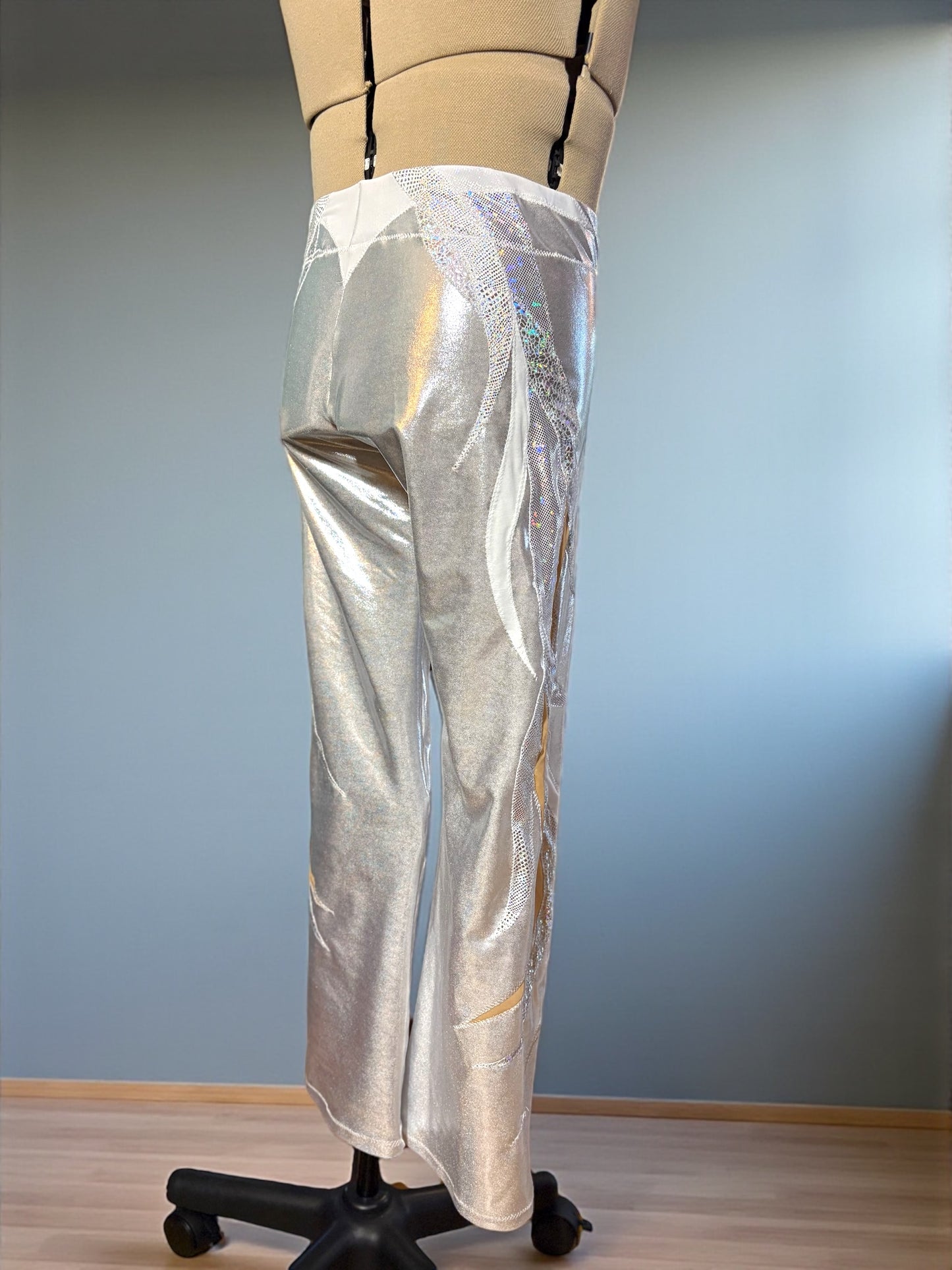 White Swirl Pants