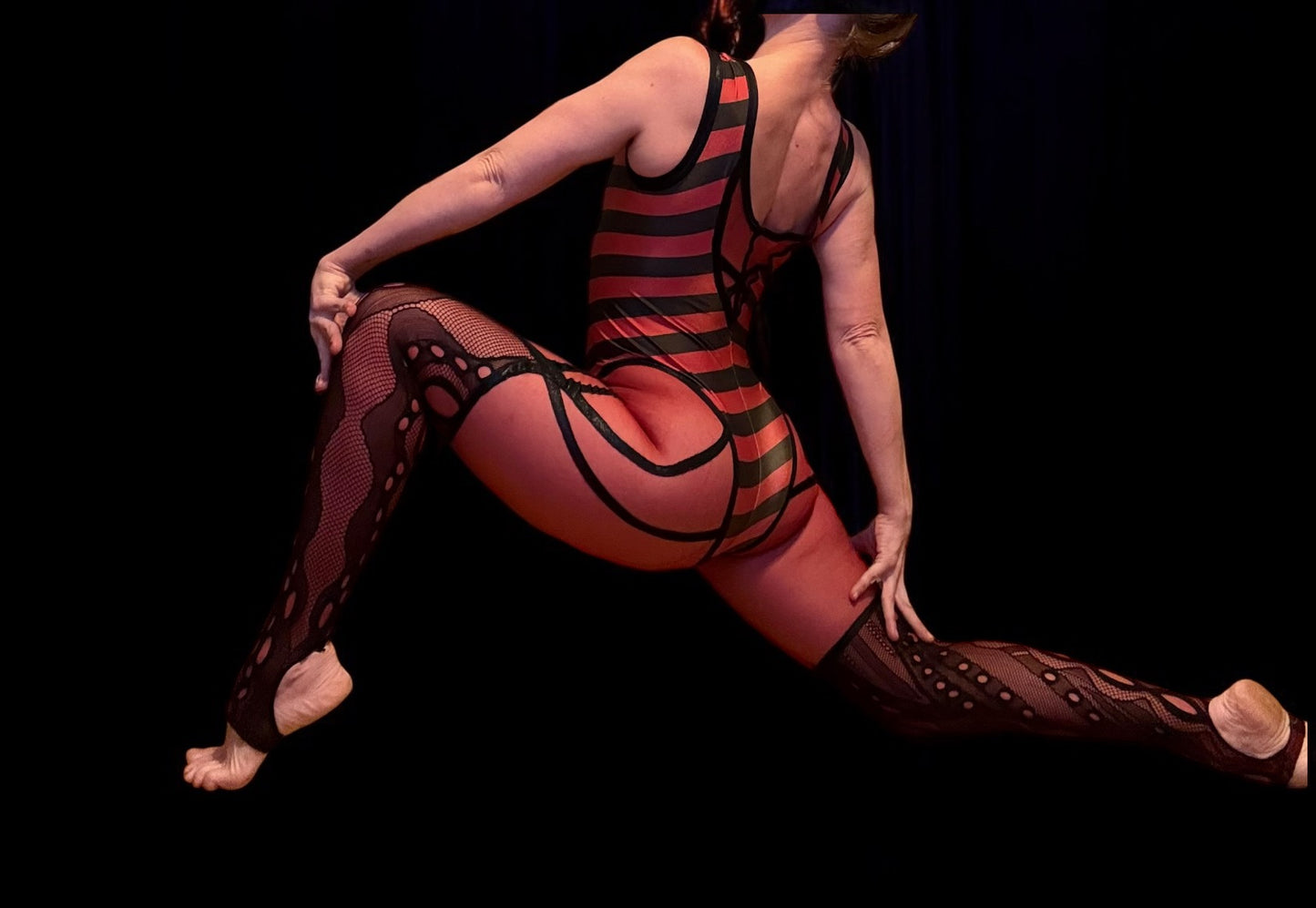 Red Stripe Cabaret Suit