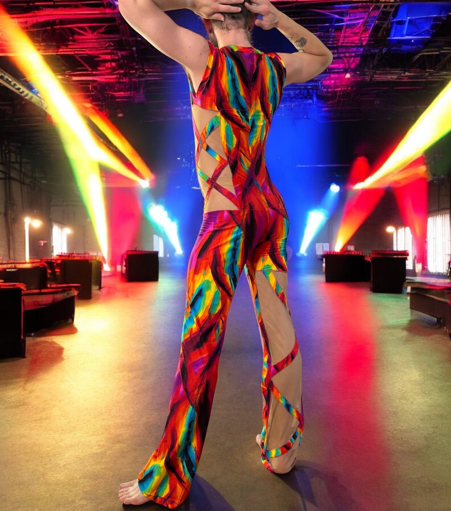 Color Splash Bootleg Suit