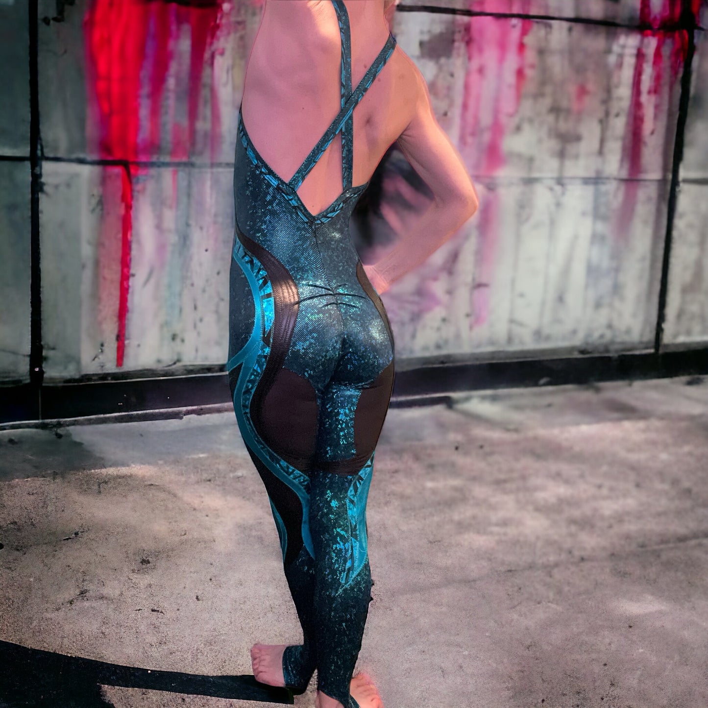 Turquoise Unitard