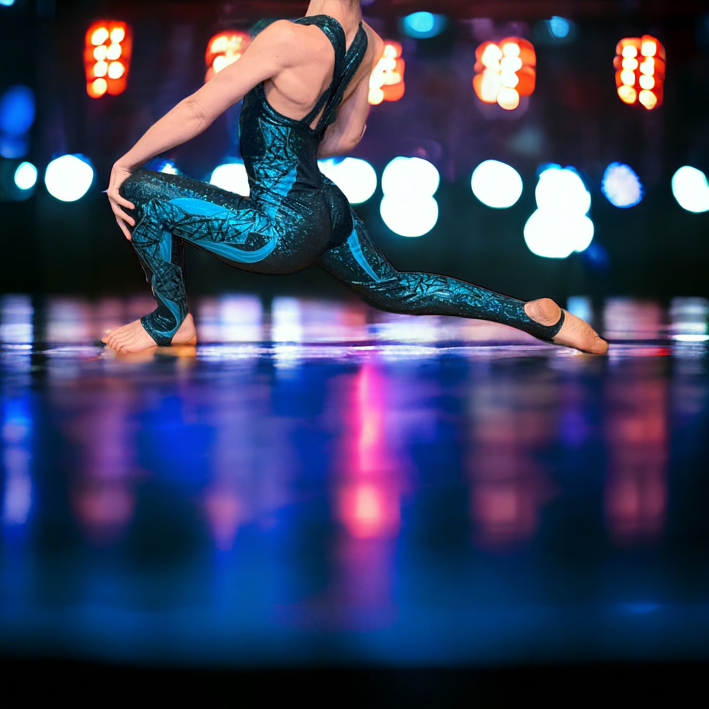 Turquoise Gemstone Unitard
