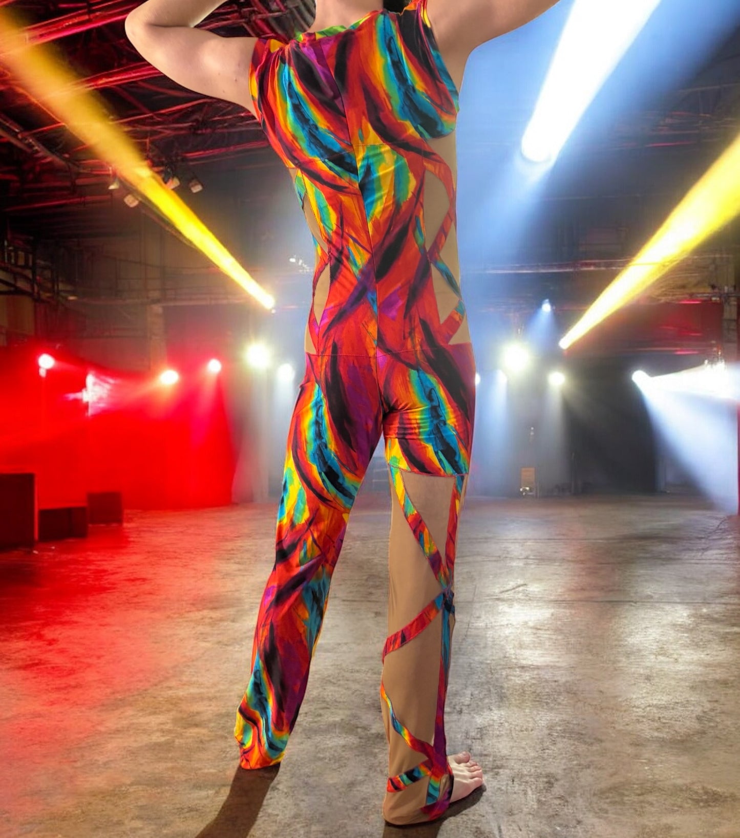 Color Splash Bootleg Suit