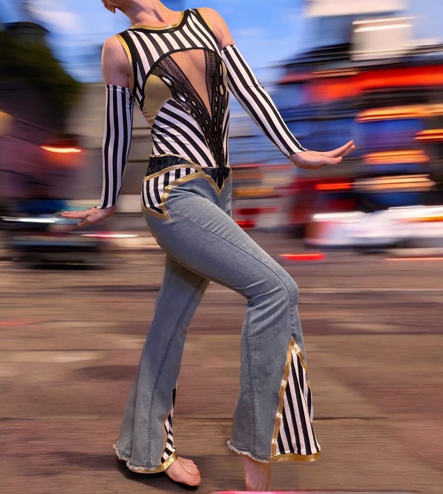 Stripes on Jeans 👖