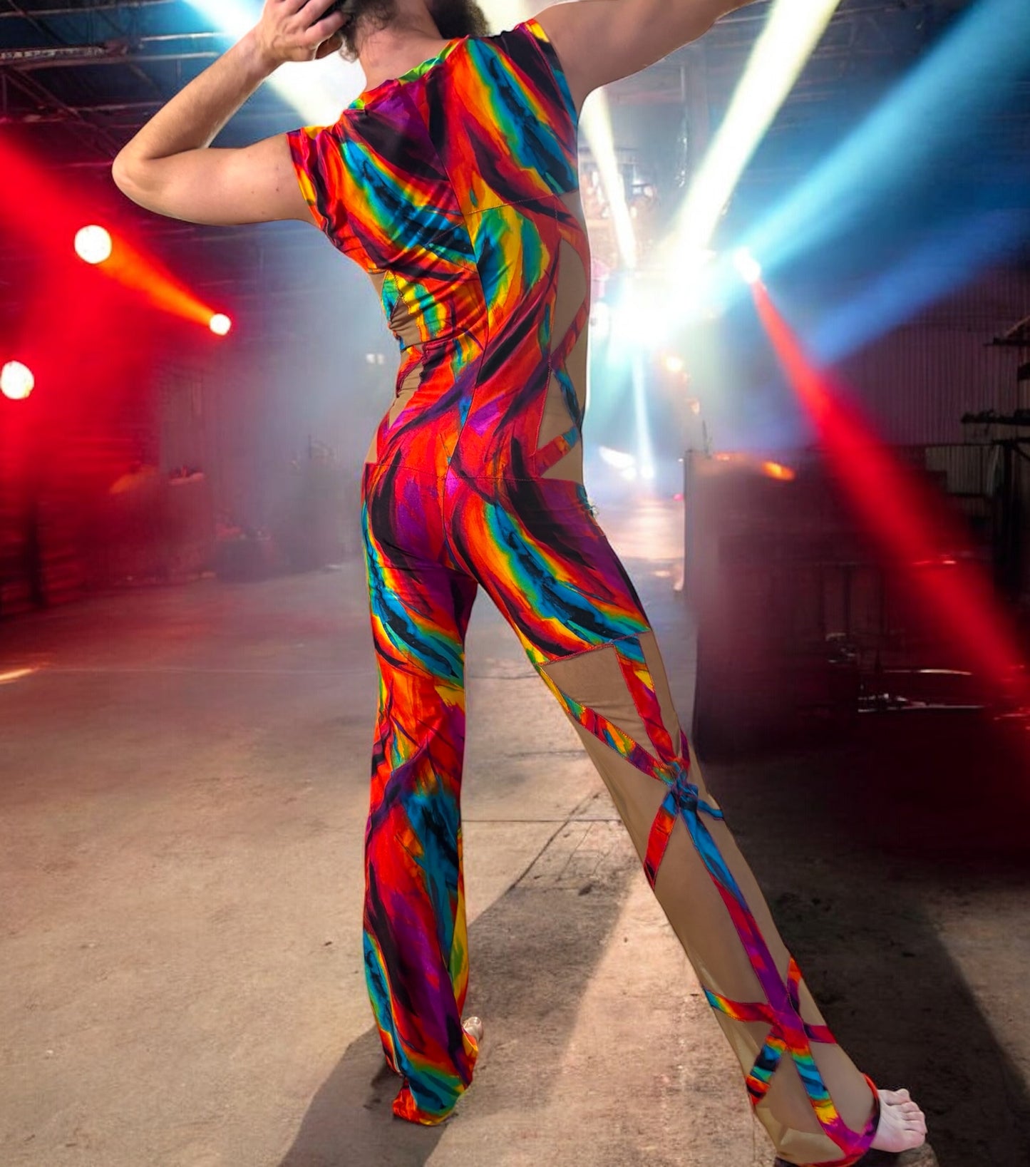 Color Splash Bootleg Suit