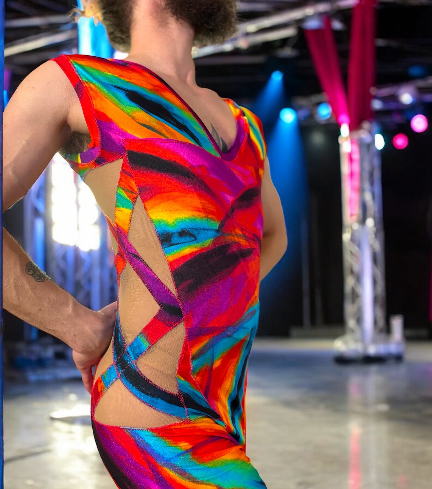 Color Splash Bootleg Suit