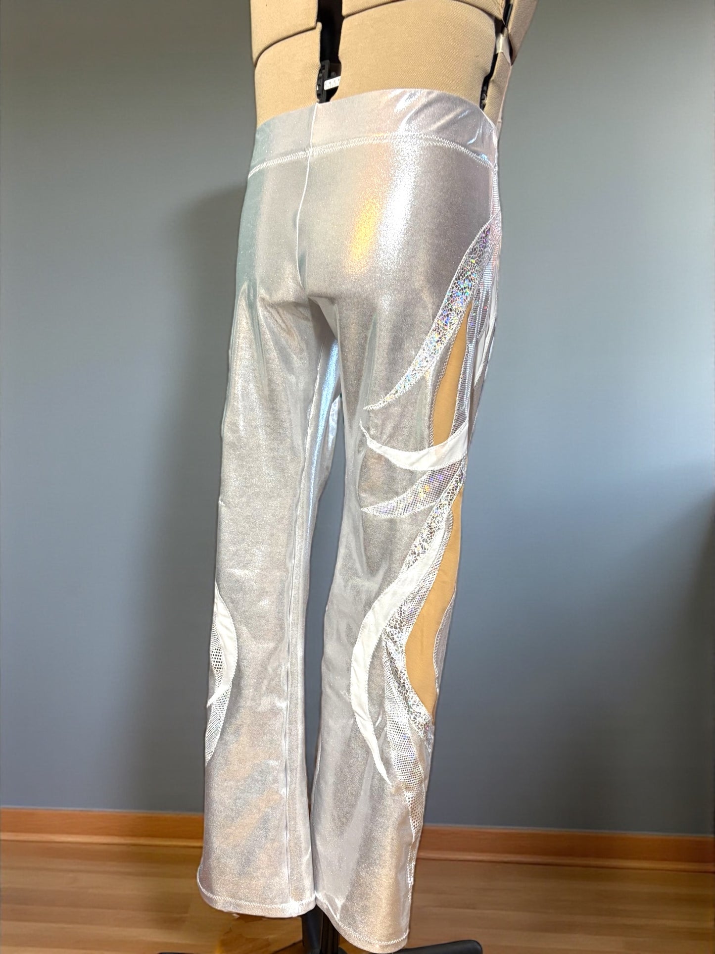 White Swirl Pants