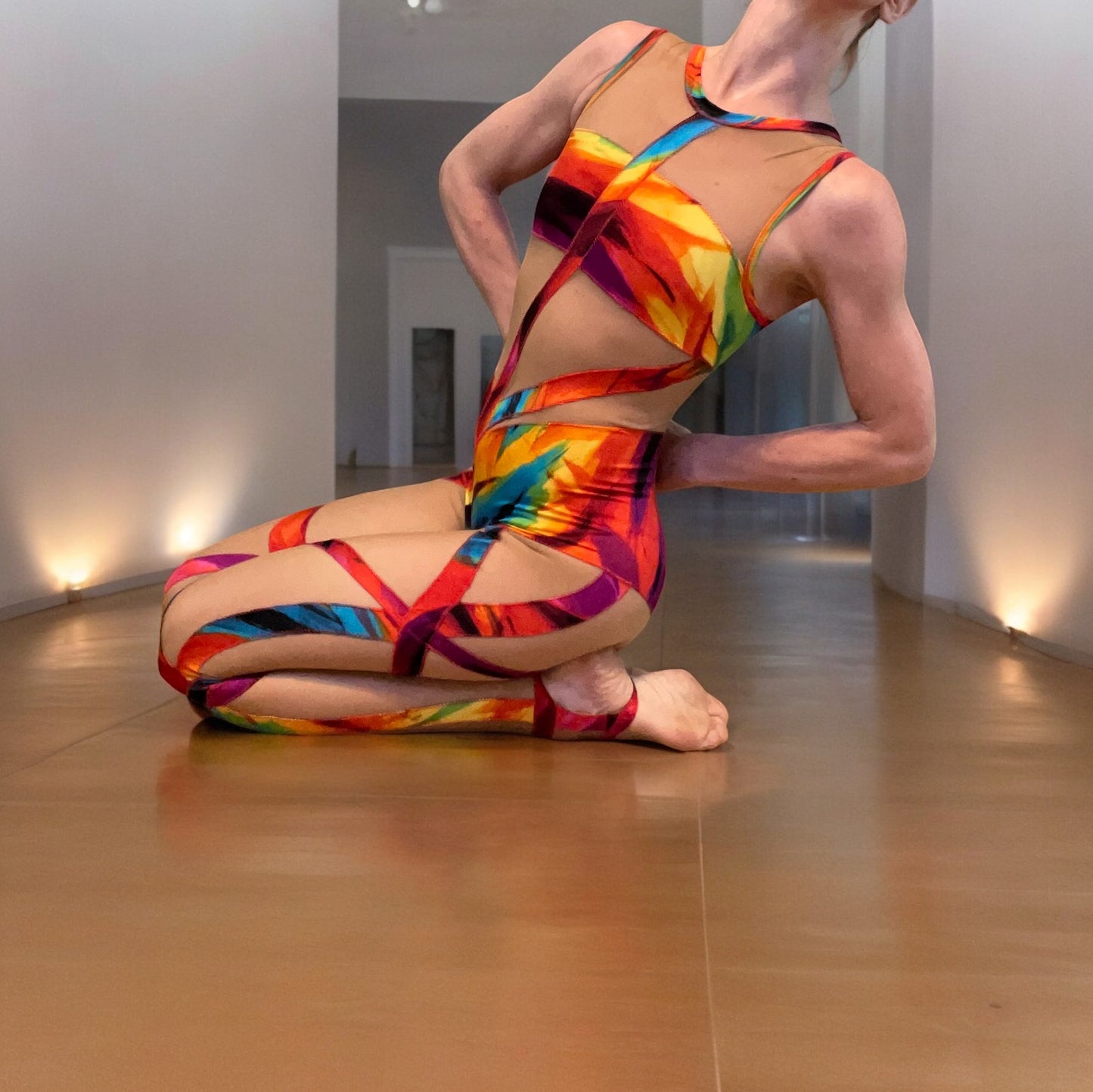 Color Splash Edge Line Bodysuit 🌈