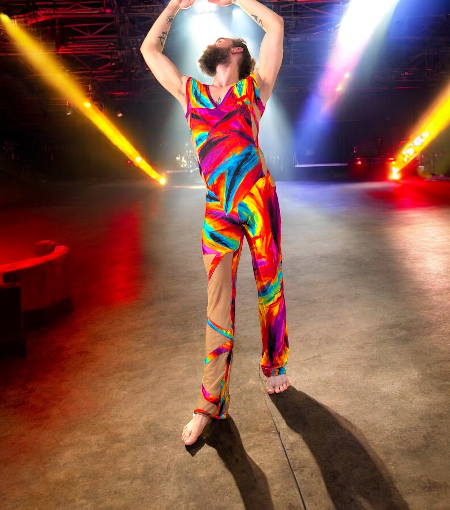 Color Splash Bootleg Suit