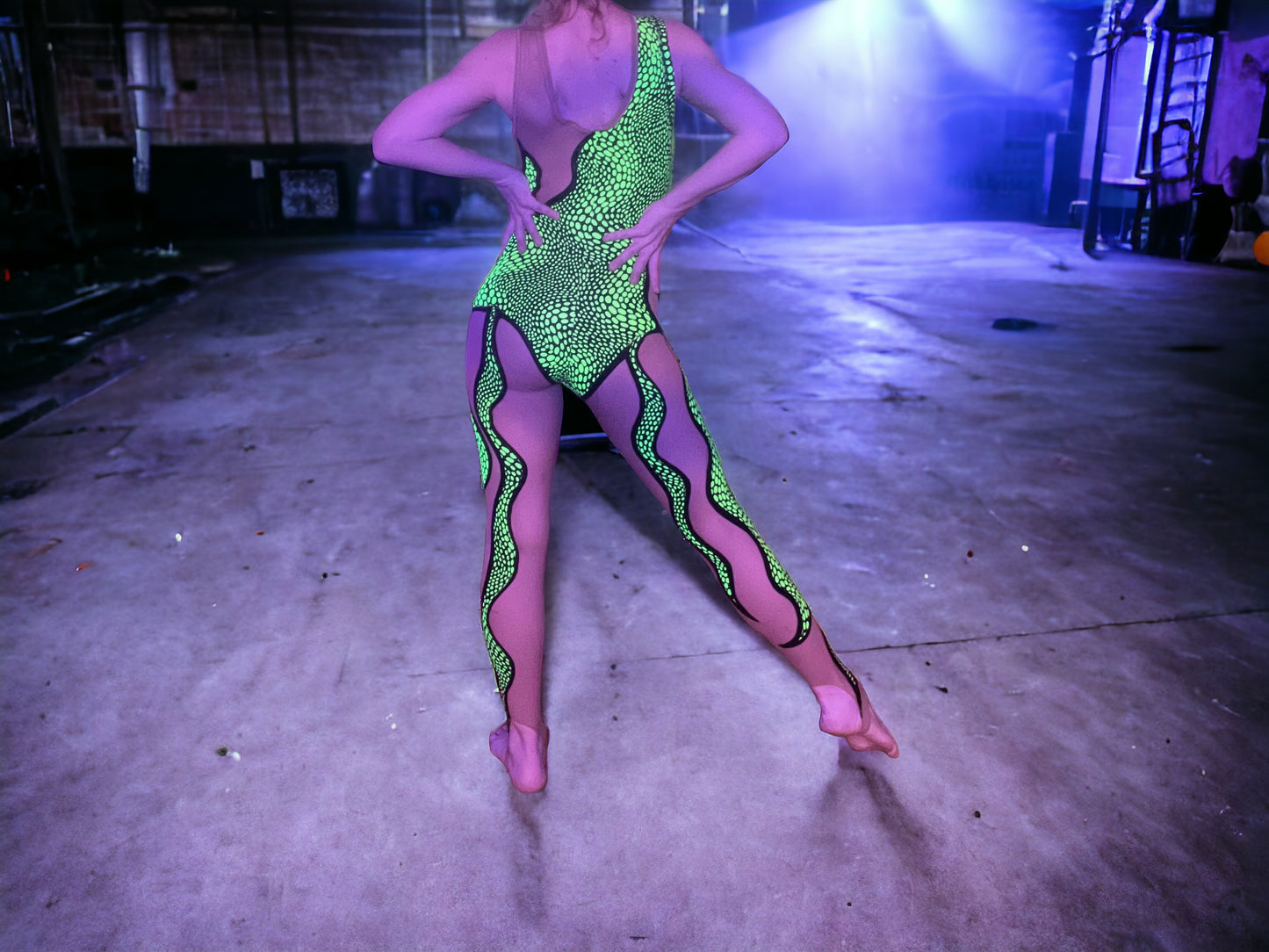 ✨🦎Glow Pop Chameleon Bodysuit🦎✨