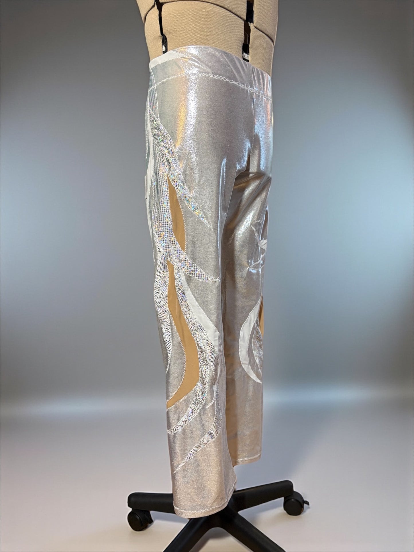 White Swirl Pants