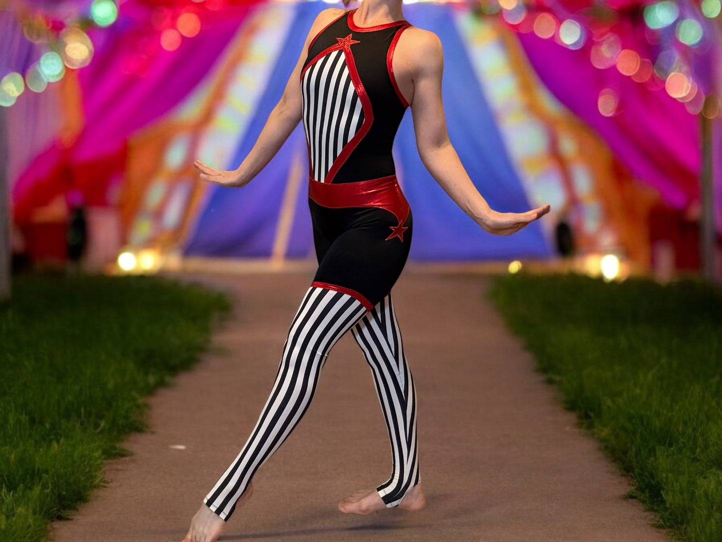 Red Stars & Circus Stripes