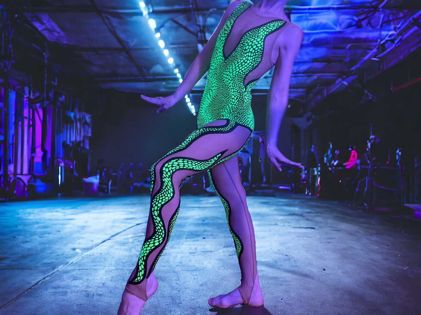 ✨🦎Glow Pop Chameleon Bodysuit🦎✨