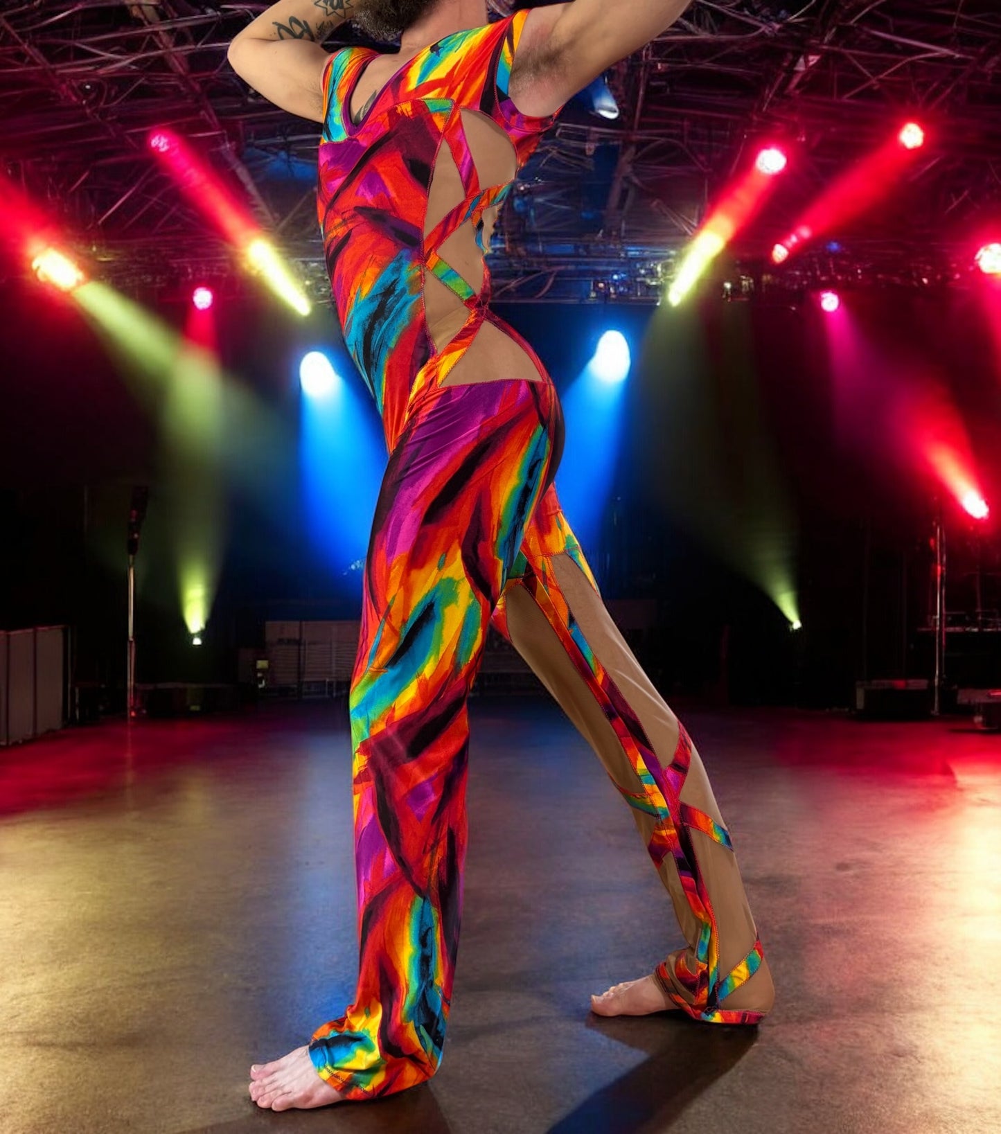 Color Splash Bootleg Suit