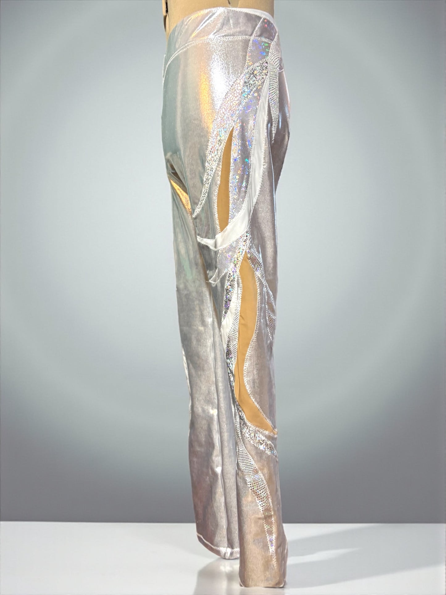 White Swirl Pants
