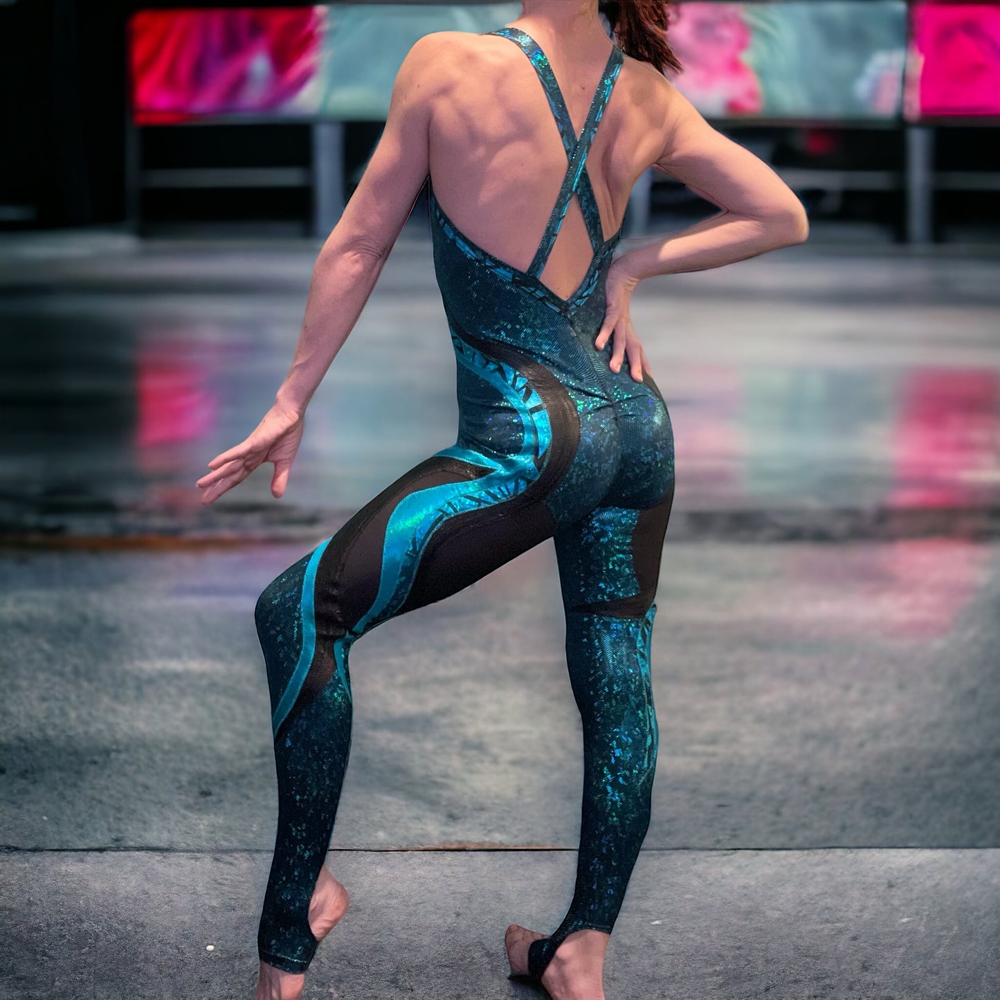 Turquoise Unitard