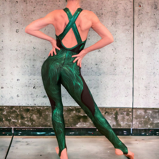 Emerald Green Unitard