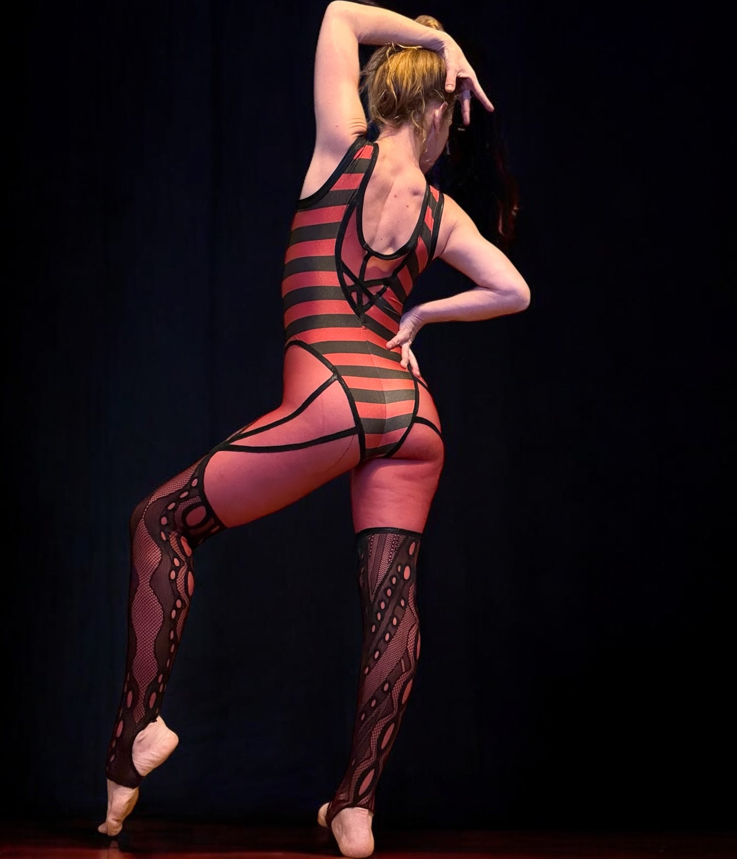 Red Stripe Cabaret Suit
