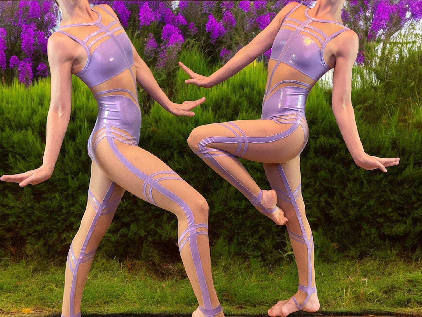 Lilac Chrysler Catsuit