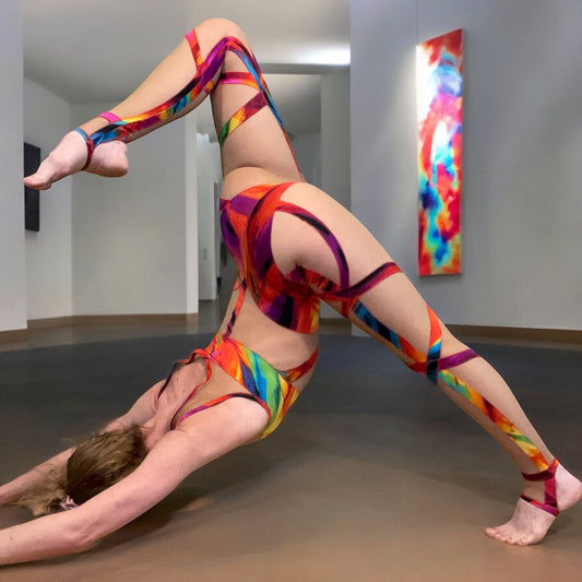 Color Splash Edge Line Bodysuit 🌈