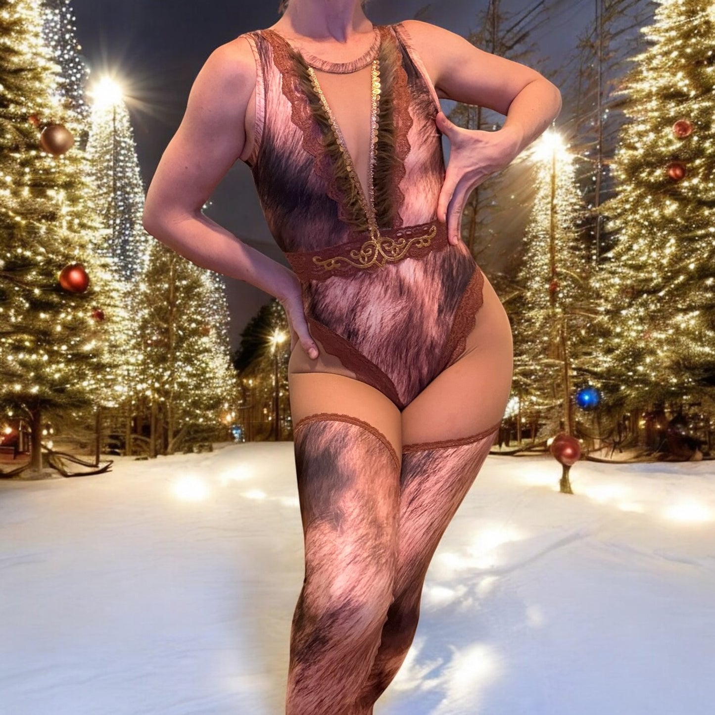 Sexy Little Reindeer Suit 🦌